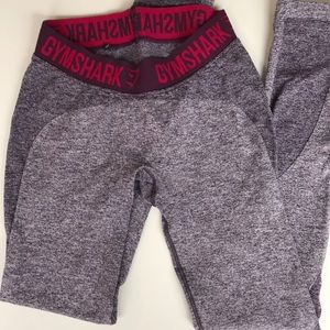 Gymshark plum marl flex leggings